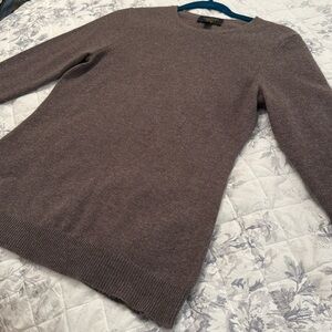 Charter Club 100% Cashmere Crewneck! Taupe color! Excellent condition